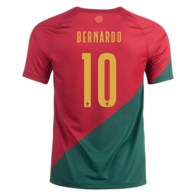 Maillot/Tenue Portugal Bernardo 10 Domicile Coupe du monde 2022
